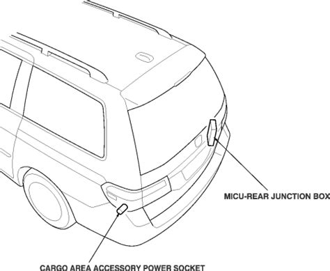 Honda Odyssey rear junction box drain